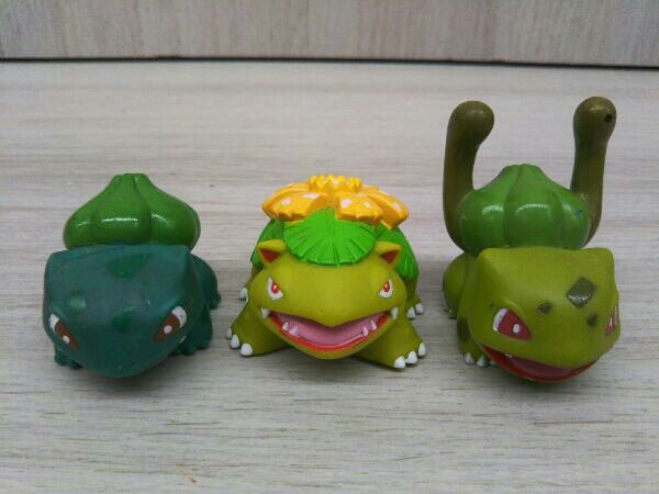 1円スタート！ 色違い指人形 フシギバナセット(ポケモンキッズ) 現状品