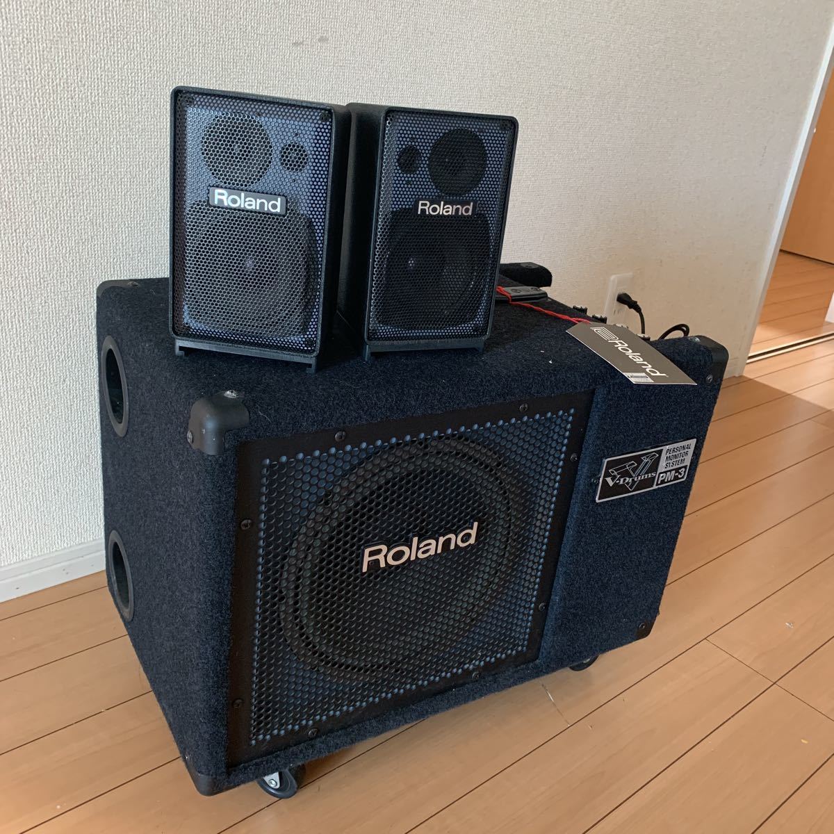 Roland 電子ドラム モニタースピーカー PM-3 V-Drums ⇔ 48279-8 名