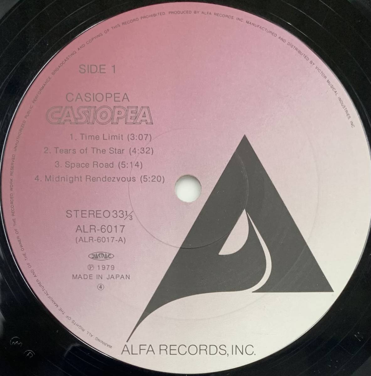 CASIOPEA LP ALR-6017 Casiopea ALFA Vinyl カシオペア Same - ⁄ の