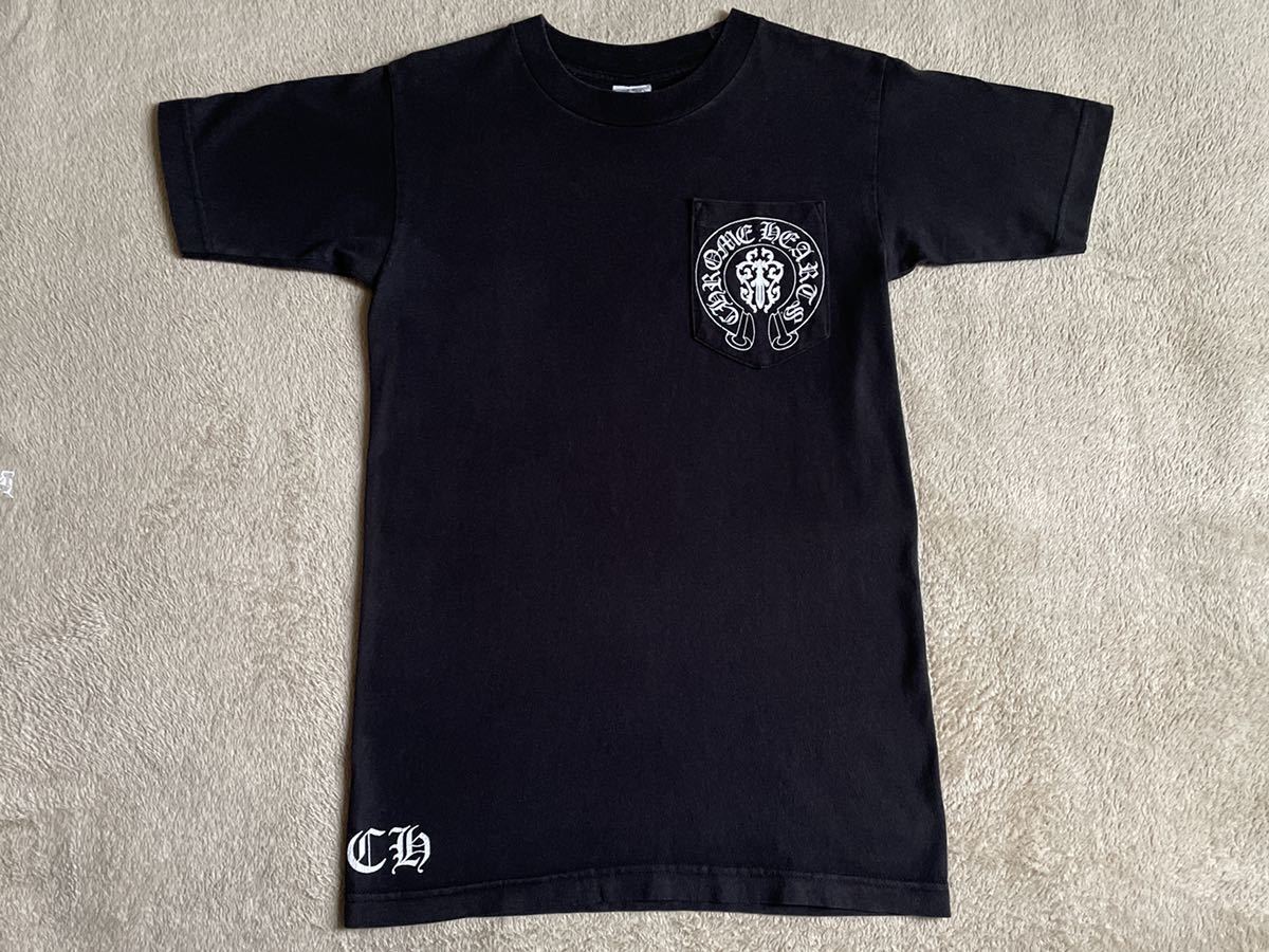 クロムハーツ アメリカ国旗 星条旗 Tシャツ サイズS 黒 CHROME HEARTS  