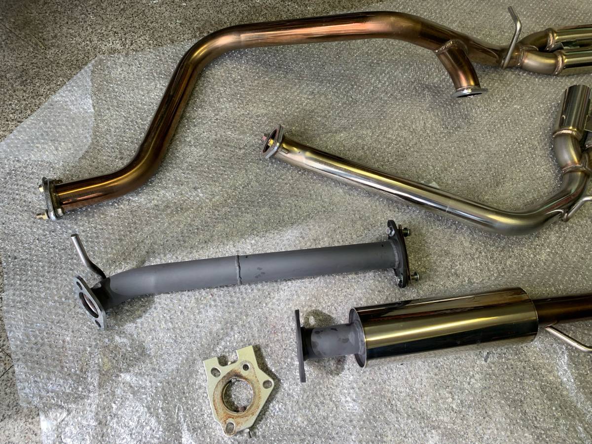 HA36S 2WD アルトワークス ビーフリーオールステンマフラー 左右4本 