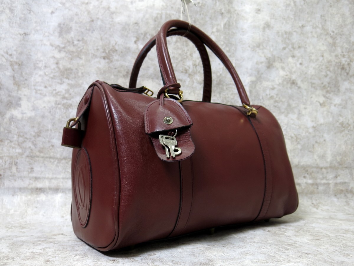 カルティエ Cartier マストライン カーフレザー コインケース ユニ 