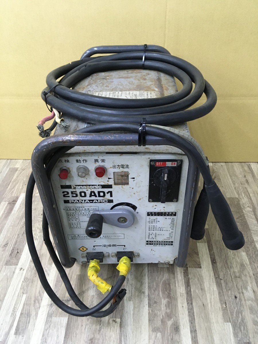 大人気，定番 引取限定 品 Panasonic パナソニック 交流アーク溶接機 250AD1 三相200V YK-256AD1 通電確認済 / ITUTJ4Y0KOE0(アーク溶接機)｜売買されたオークション情報、yahooの商品情報をアーカイブ公開 - オークファ アーク溶接機