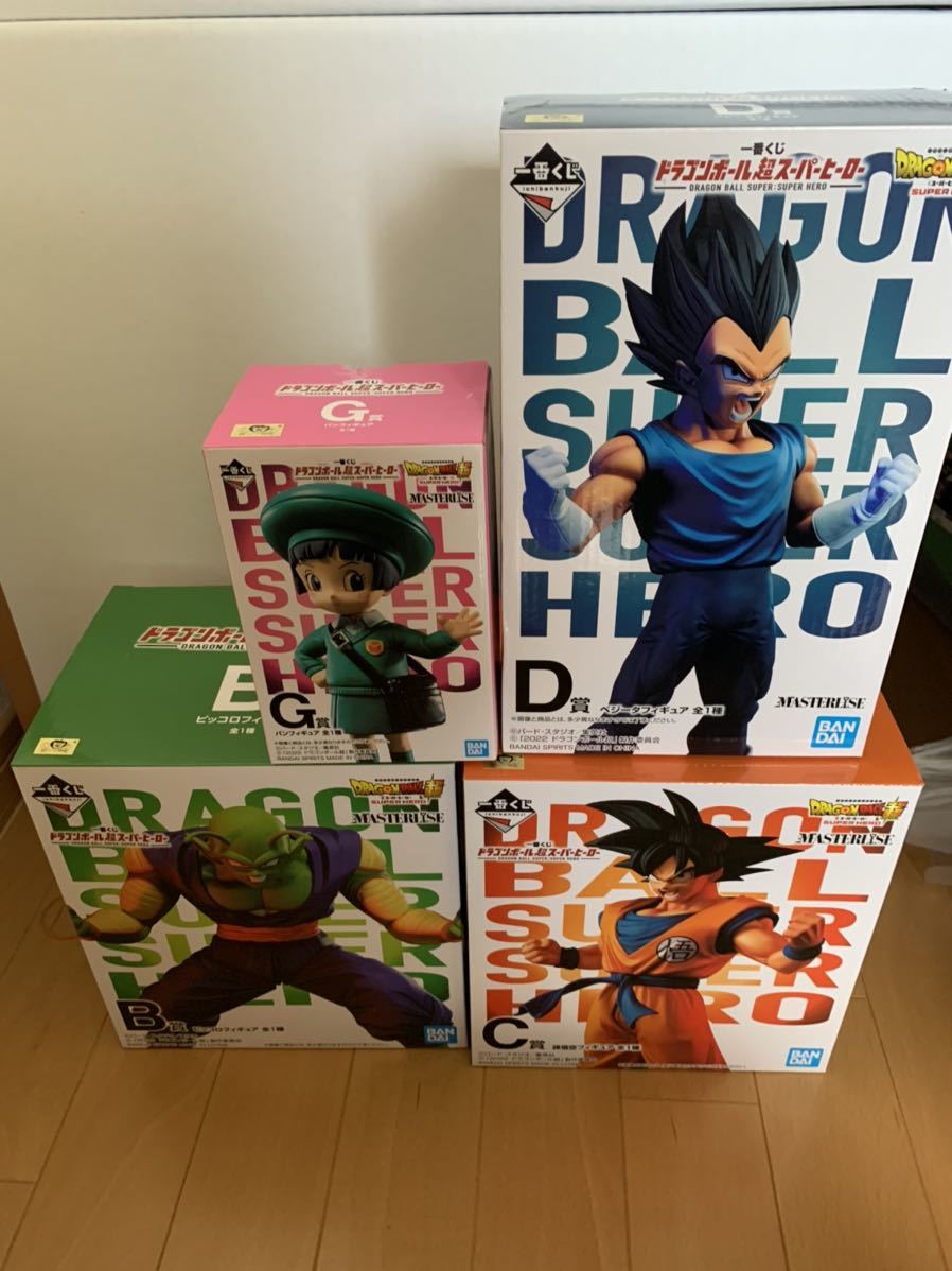 ドラゴンボール 超 一番くじ 孫悟空 ベジータ ピッコロ パン