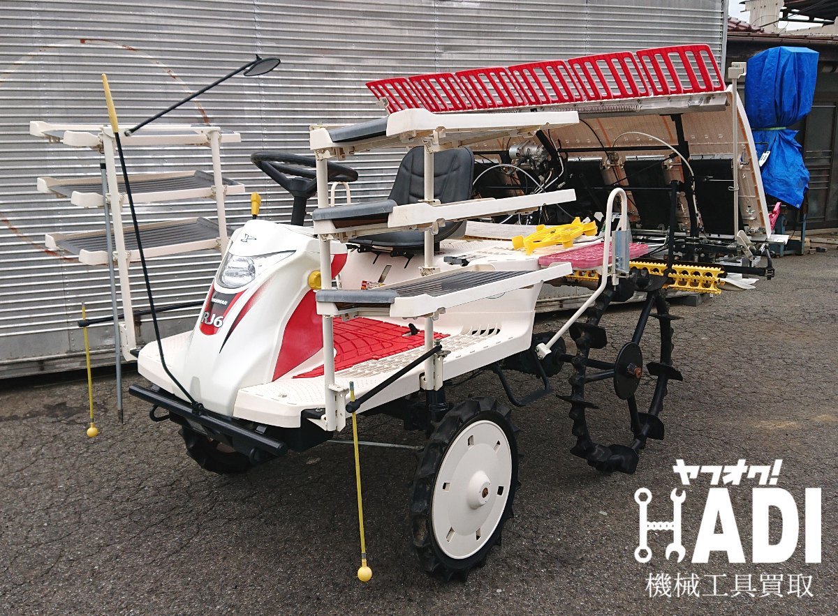 ☆YANMAR ヤンマー★6条植え 田植機★RJ6★綺麗★引取のみ★埼玉☆