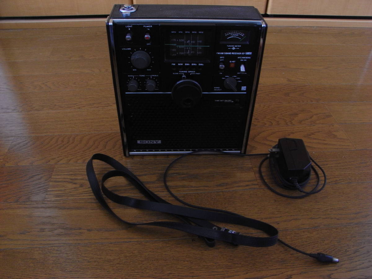 ICF-5800 SONY スカイセンサー 各バンドにて動作確認 ◇ジャンク◇ ICF