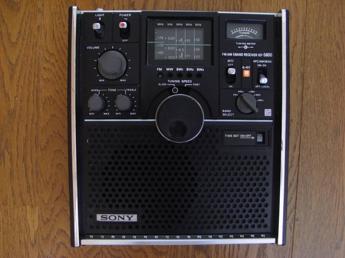 ICF-5800 SONY スカイセンサー 各バンドにて動作確認 ◇ジャンク◇ ICF