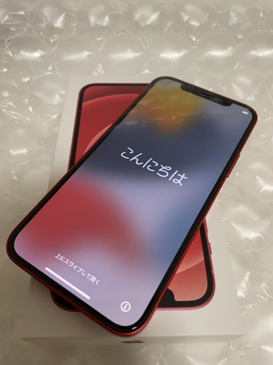 スマートフォン・携帯電話 iPhone12 mini レッド 64GB SIMフリー