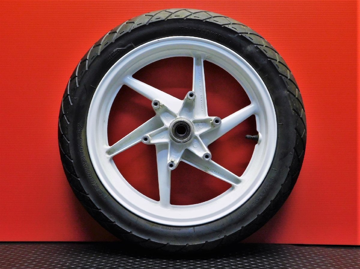 【格安，安い】 評価A 送料0円 VFR400R NC24 純正 フロント ホイール MT2.50&times;J16 タイヤ 山5分(ヤマハ用)｜売買されたオークション情報、yahooの商品情報をアーカイブ公開 - オークファン ヤマハ用