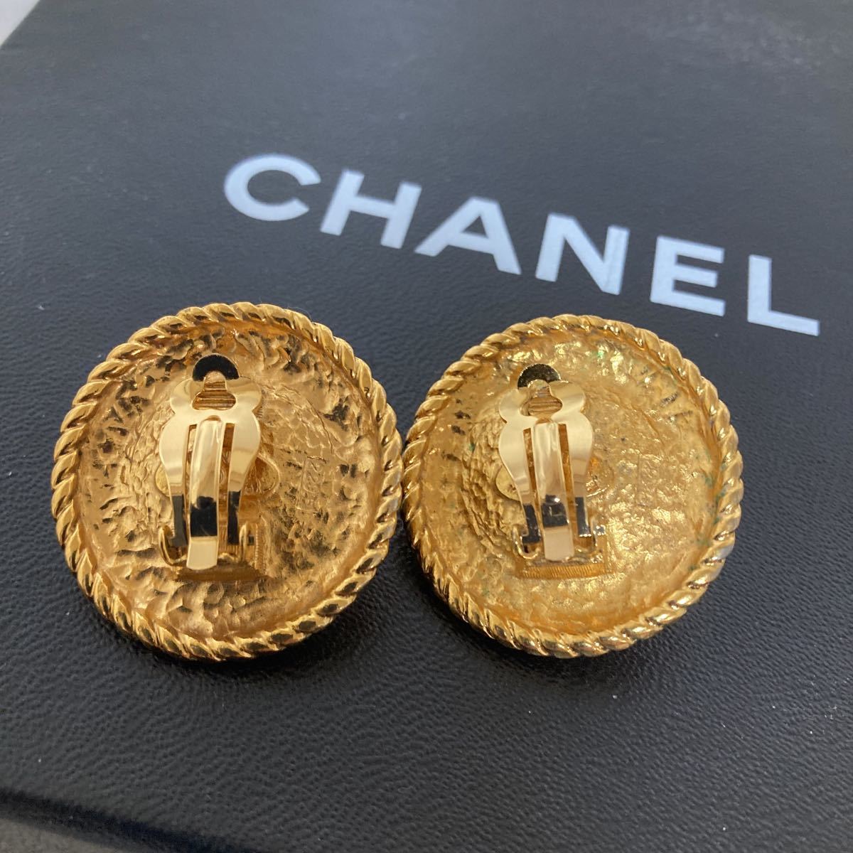 シャネル CHANEL カラー ヴィンテージ 10%OFF イヤリング ブルー 