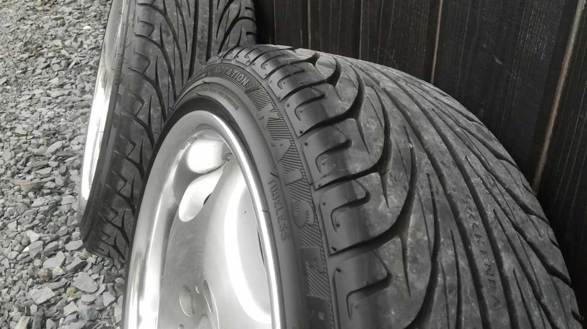 希少 17インチ AME SHALLEN シャレン 7J +30 8J +43 114.3 5H KENDA 