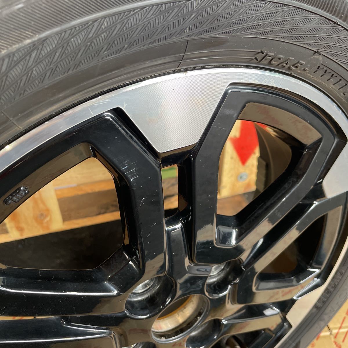 ダイハツ純正 ムーブ ウェイク等 15インチ ホイール 165/55R15バリ山