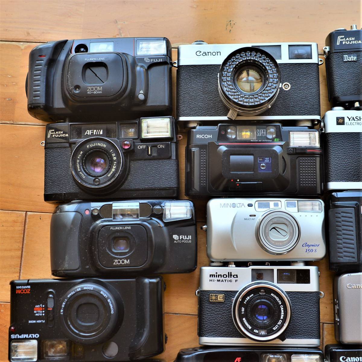 フィルムカメラ まとめ売り 30台 ジャンク 部品取り Canon YASHICA