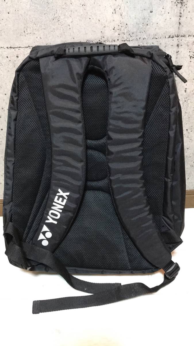 バドミントン YONEX テニス ヨネックス バッグ ラケットリュック バックパック 2本 メンズ リュック バドミントン・テニス : スノーボード スキー 黒バックパック ◇TEAMシリーズBAG