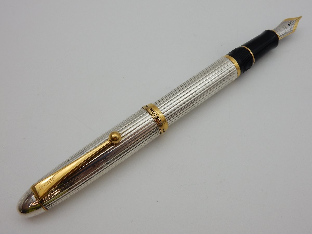万年筆 PILOT パイロット カスタム745 0 スターリングシルバー CUSTOM 