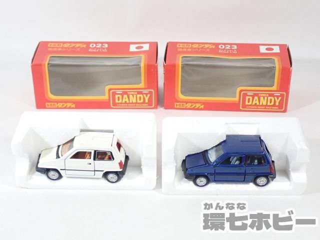 2RB44◇未使用 当時物 トミカダンディ 1/43 ホンダ シティR No.23 日本 