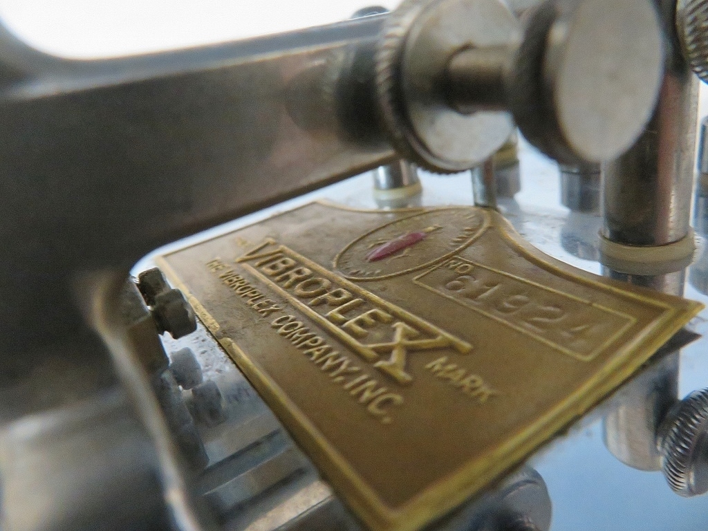 VIBROPLEX ダブルレバー パドル 電鍵 モールス信号 (1)(805 VIBROPLEX