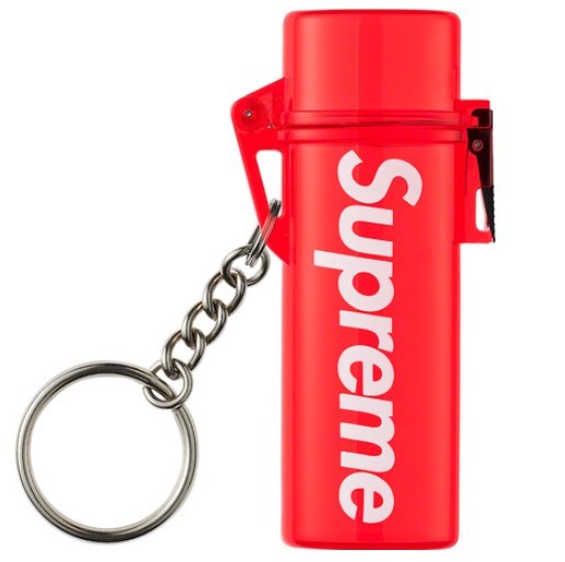 Supreme Lighter Waterproof Case Keychain - Red SS20 Spring⁄Summer