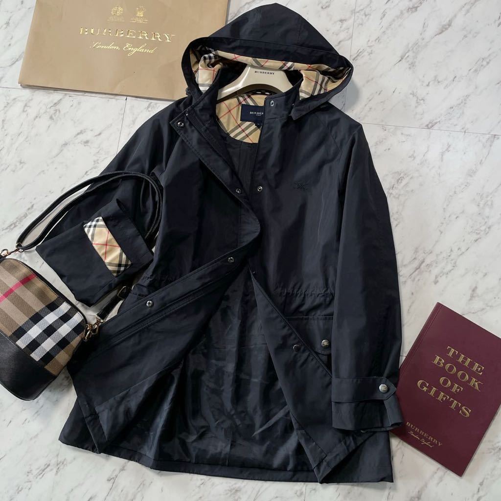 超美品BURBERRY ☆トレンチコート☆光沢感ノバチェック【パッカブル