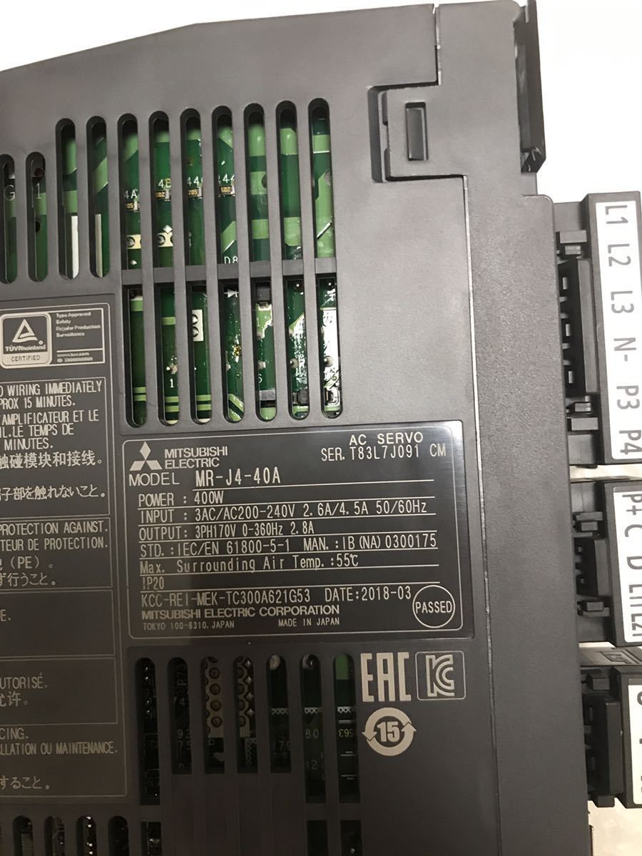 MR-S1-40-E01 ⁄ MRS140E01 三菱 サーボアンプ 動作保証 三菱
