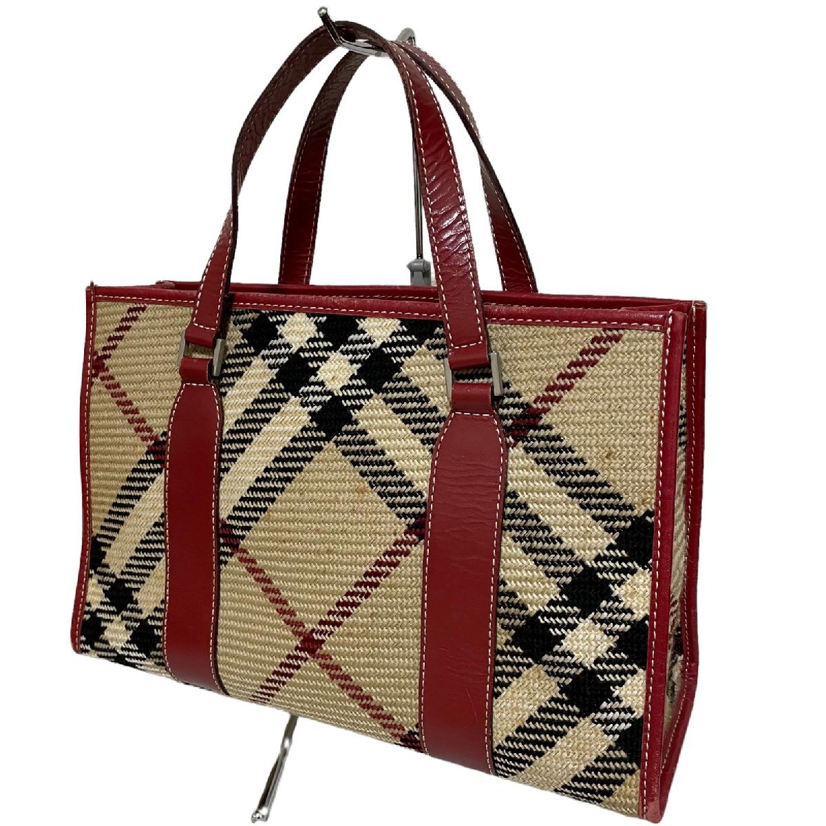 BURBERRY バーバリー ブルーレーベル キャンバスレザー ノバチェック