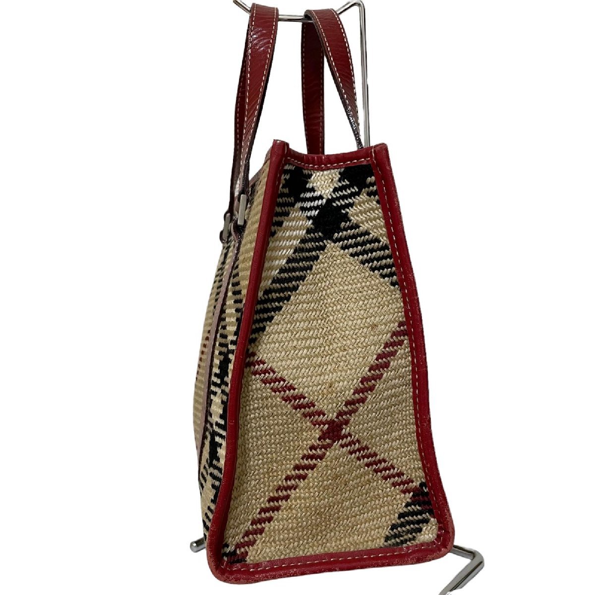 BURBERRY バーバリー ブルーレーベル キャンバスレザー ノバチェック