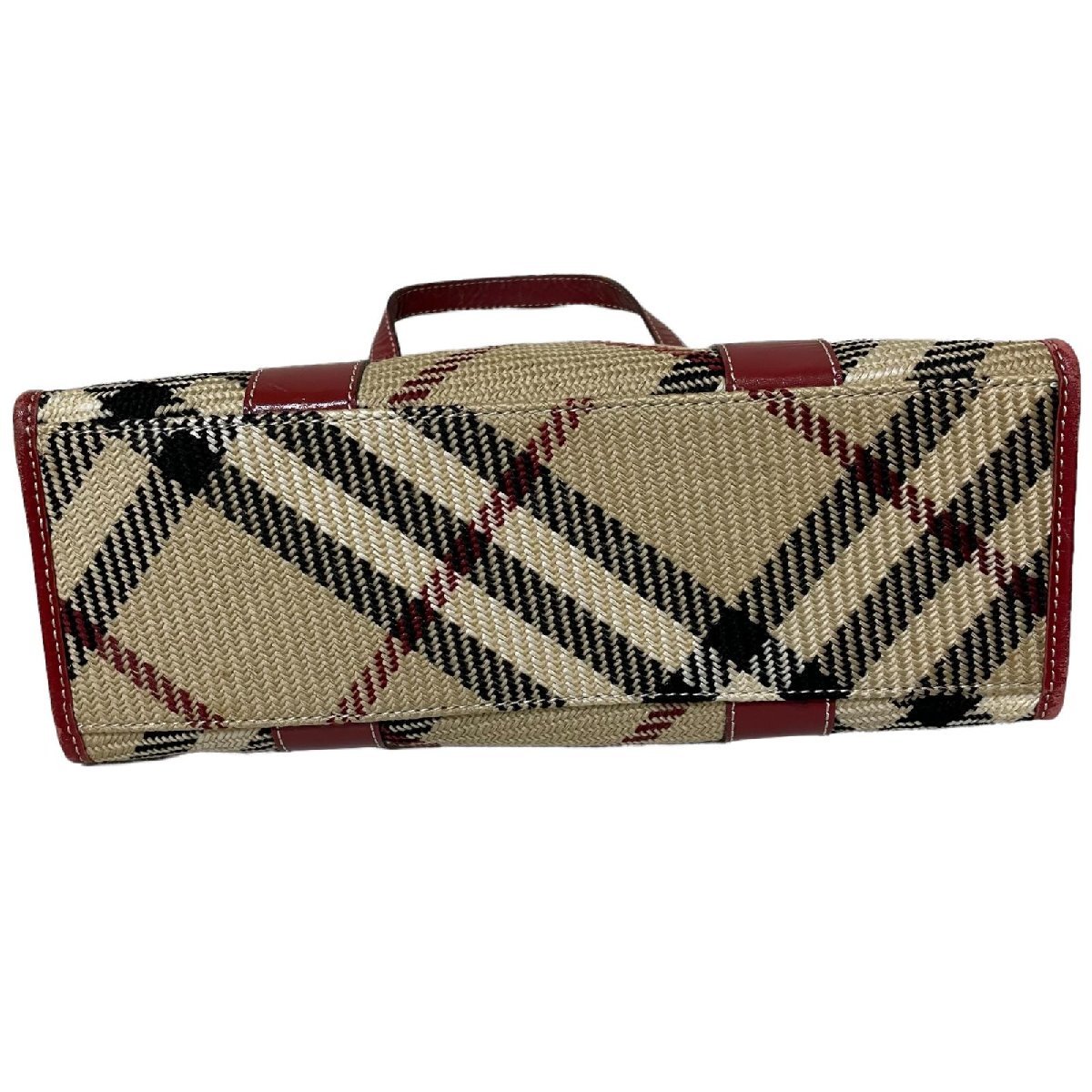 バーバリー ブルーレーベル　ハンドバッグ ノバチェック キャンバス　レザー BURBERRY バーバリー ブルーレーベル キャンバスレザー ノバチェック