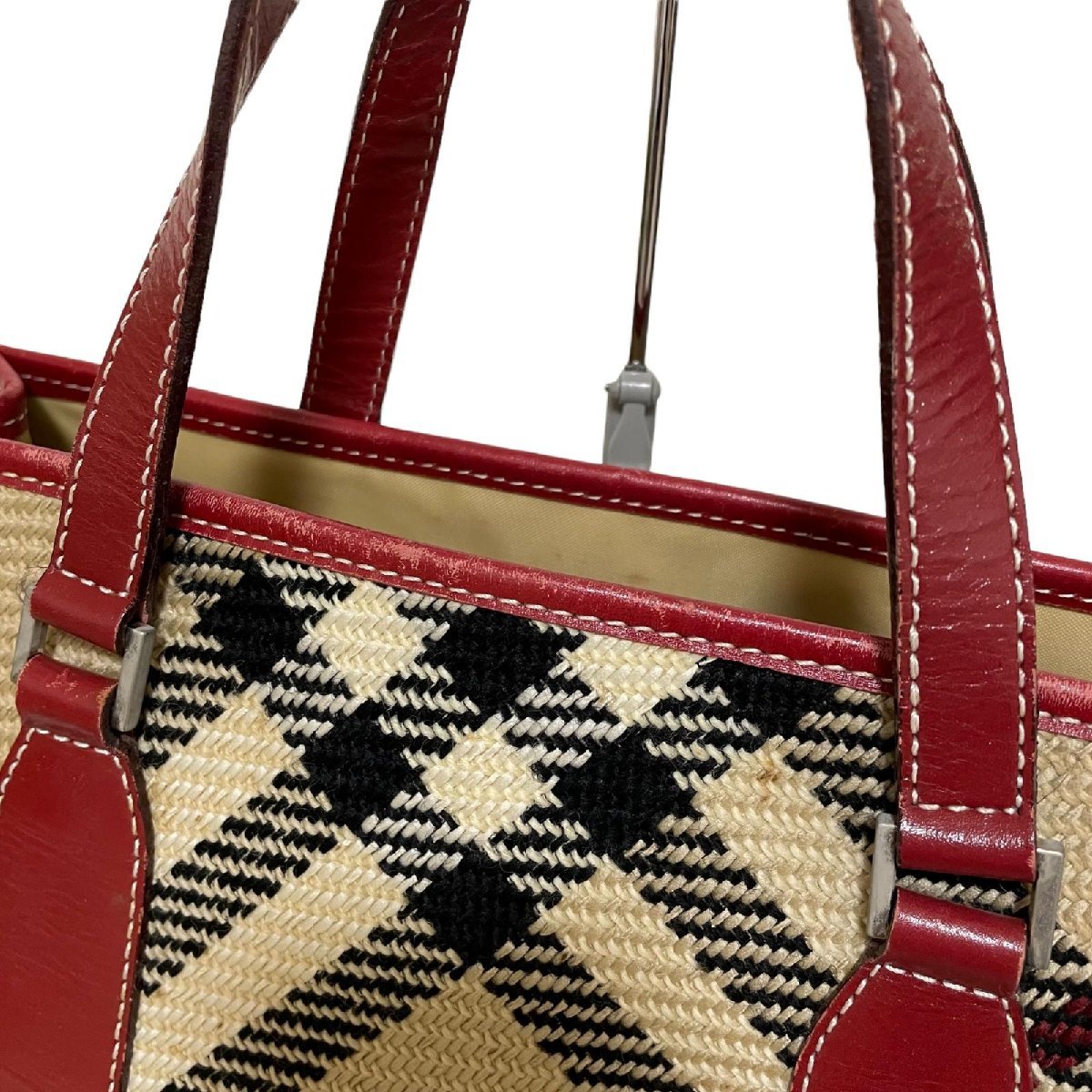 BURBERRY バーバリー ブルーレーベル キャンバスレザー ノバチェック
