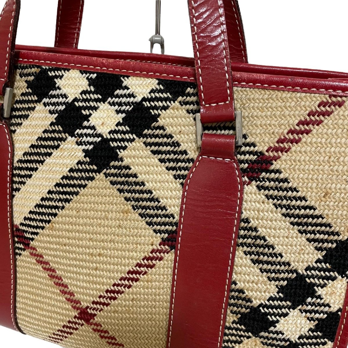 BURBERRY バーバリー ブルーレーベル キャンバスレザー ノバチェック