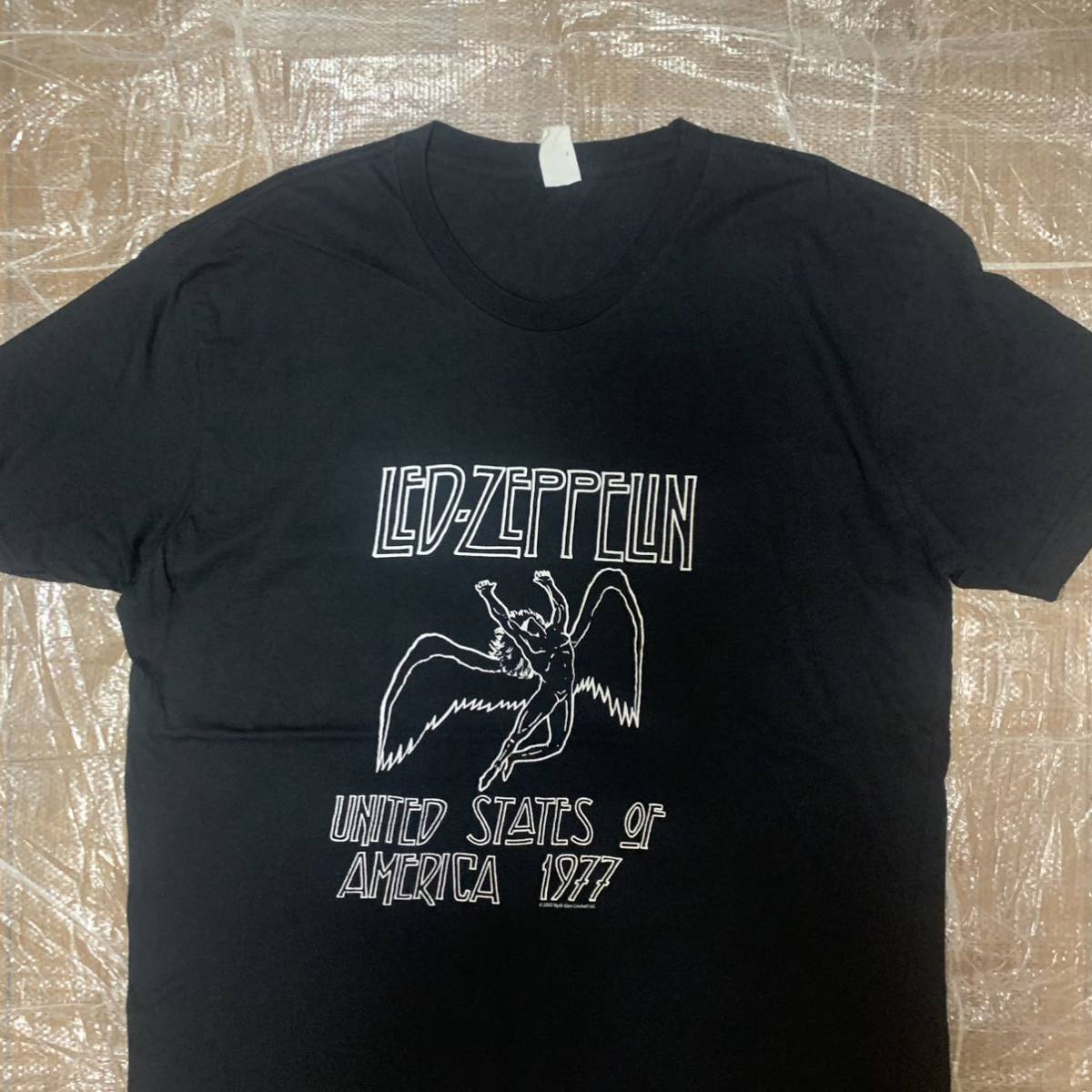 USA製 2002 LED-ZEPPELIN レッドツェッペリン 1977ツアーTシャツ GEM 