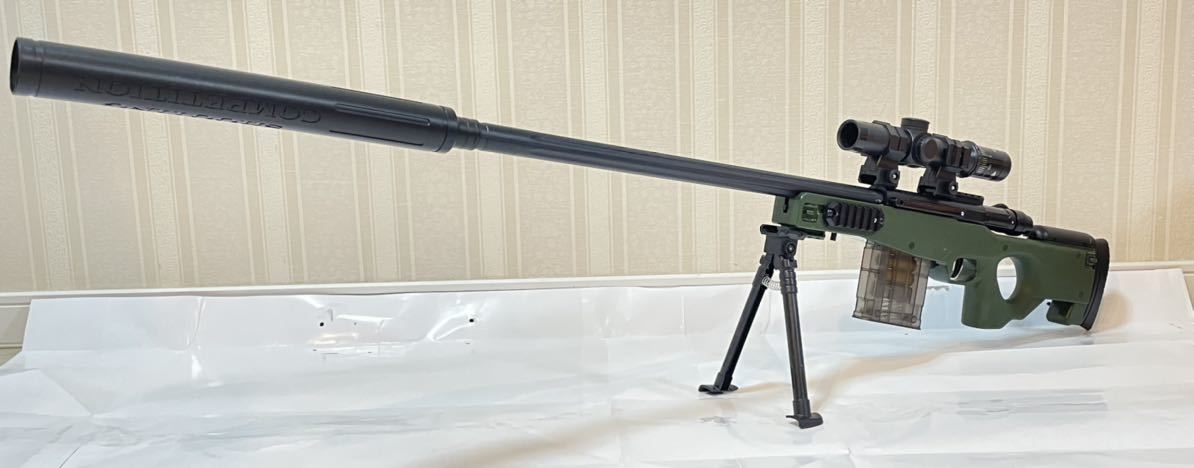 エアコキ ナーフガンブローバック排莢再現 スポンジ弾 awm L96風