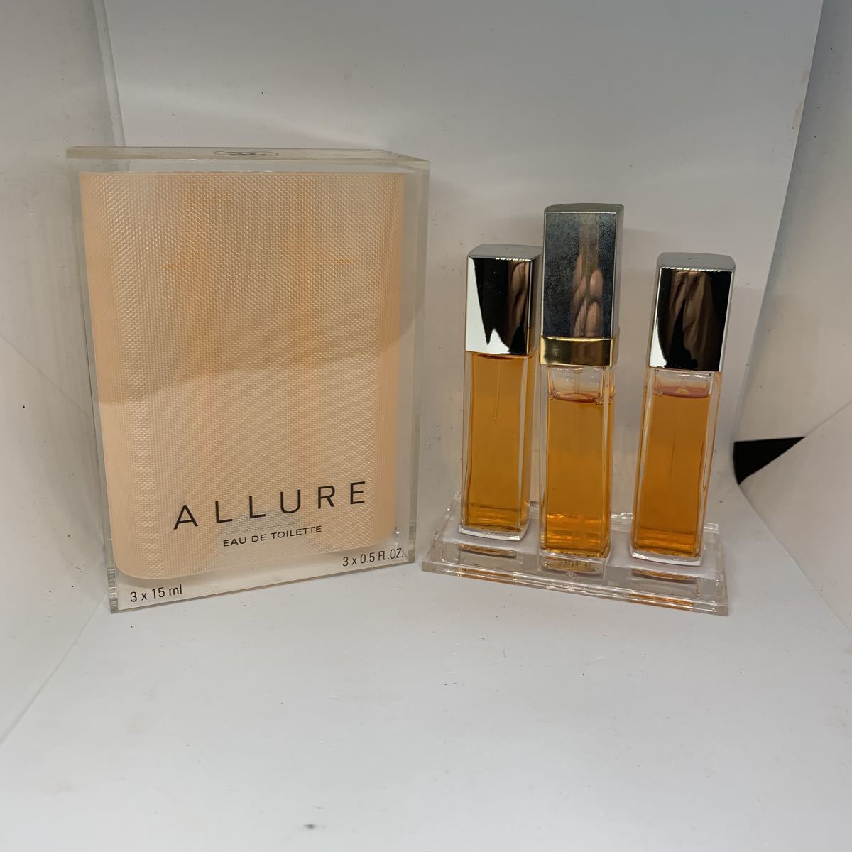 CHANEL ALLURE シャネル アリュール オードトワレ 15ml セット 【公式