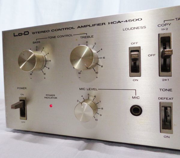 Lo-D コントロールアンプ HCA-4500日立プリアンプ Lo-D HCA-4580
