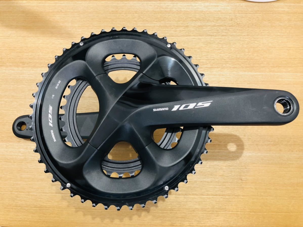 ☆SHIMANO シマノ FC-R7000 105 165mm 53/39T 2x11s クランクセット