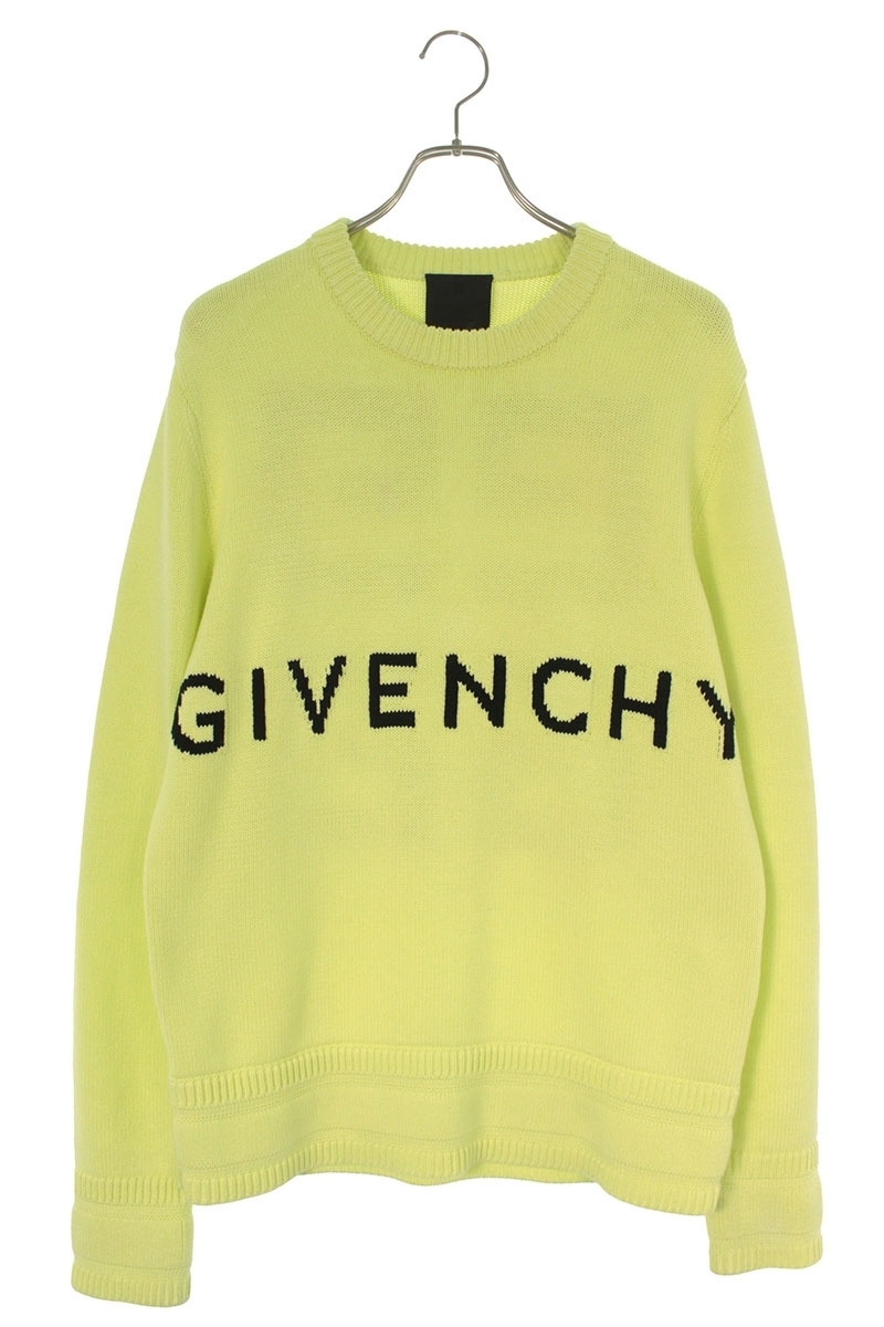 大人気，HOT ジバンシィ GIVENCHY 21AW BM90G9401M サイズ:L ロゴデザインニット OM10(男性用)｜売買されたオークション情報、yahooの商品情報をアーカイブ公開 - オークファン 男性用