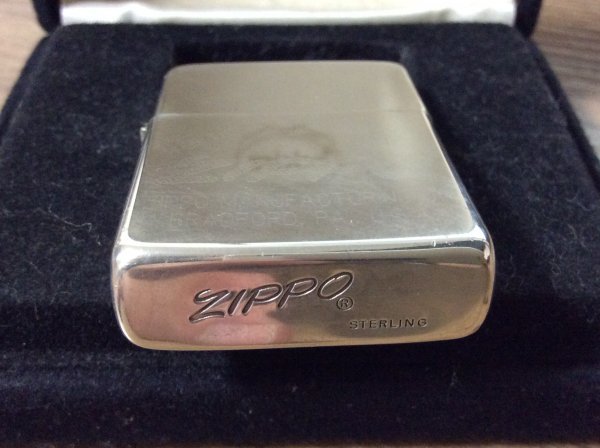 ZIPPO STERLING スターリングシルバー 1980年代後半頃 左寄り筆記体 