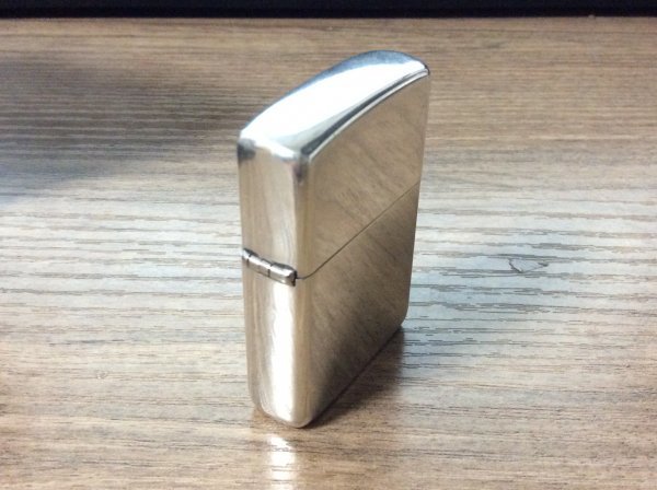 STERLING スターリングシルバー 斜体 ZIPPO ジッポライター 左寄り筆記 