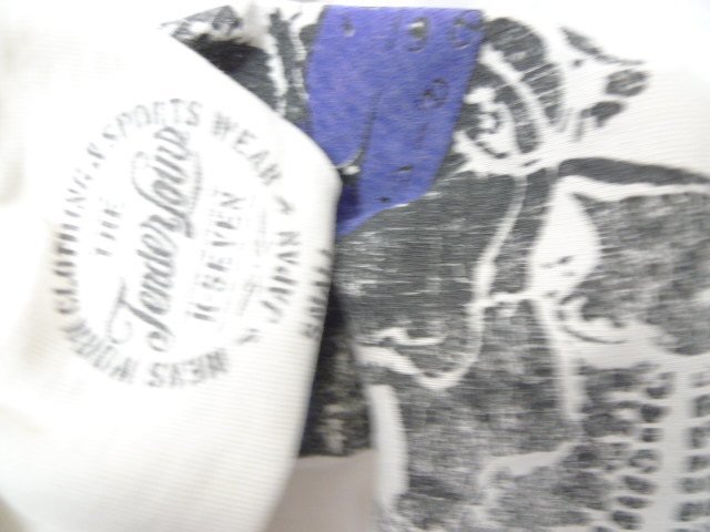 ◇TENDERLOIN テンダーロイン 傑作 バンダナスカル プリント Tシャツ