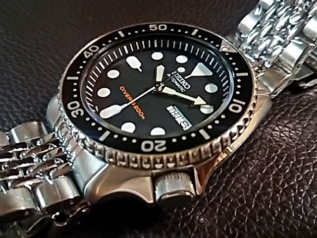 人気定番 最終品 セイコー ダイバー SEIKO SKX007K1 ブラックボーイ 美 