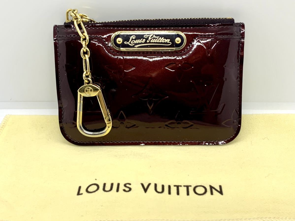 新作，豊富な LOUIS VUITTON ルイヴィトン モノグラム ヴェルニ ポシェットクレNM キーリング付き コインケース M93557/CA0111 保存袋付(ヴェルニライン)｜売買されたオークション情報、yahooの商品情報をアーカイ 服飾小物