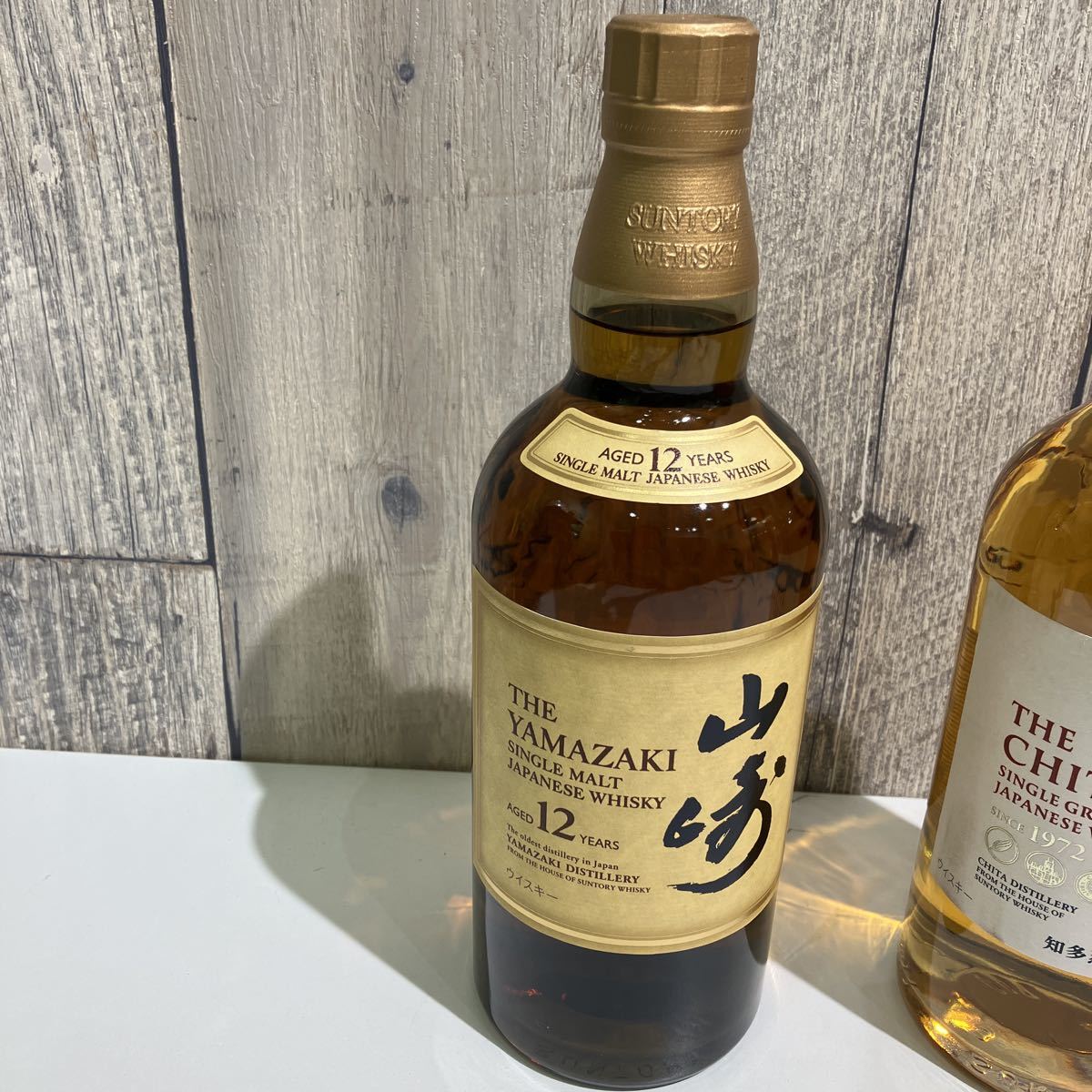 サントリー : 3本セット 箱無し サントリー⁄山崎12年・知多 ぷこぷこ