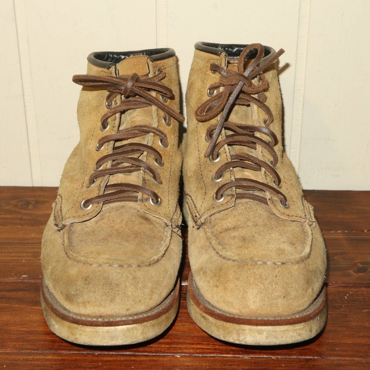 羽タグ RED WING レッドウィング 8173 スエード モックトゥ 7.5E 25 
