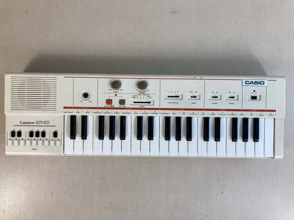 ◆CK43 カシオ 電子キーボード カシオトーン　CASIO　Casiotone　MT-40◆N