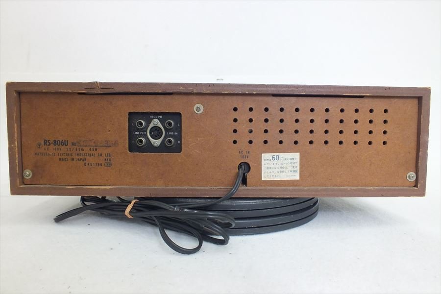 National ナショナル RS-806U 8トラデッキ 現状品220909G3125(ラジカセ)｜売買されたオークション情報、yahooの ...
