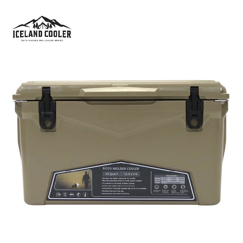 在庫少　New ICELANDCOOLER アイスランドクーラーボックス 45QT 数量限定　サンド