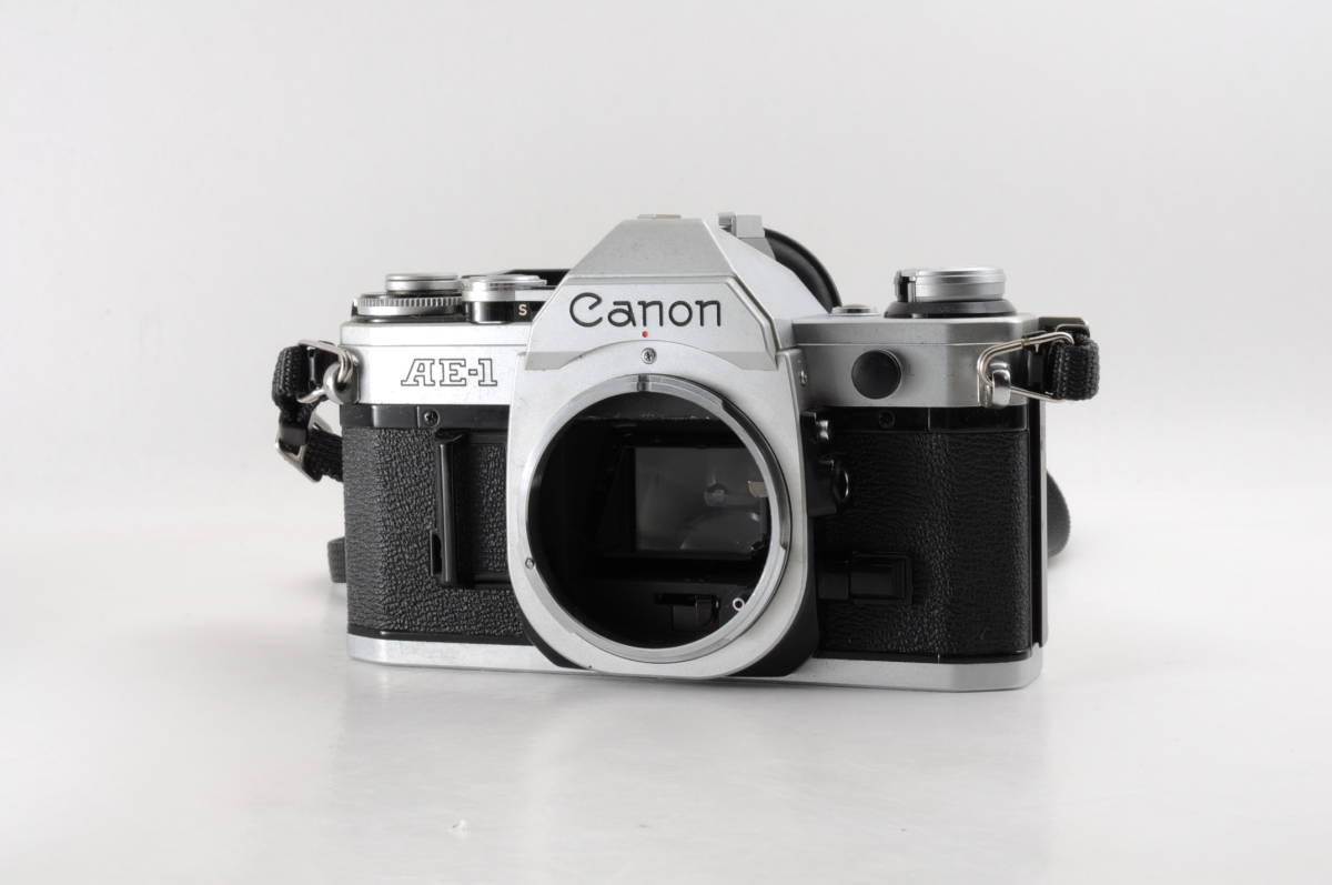 シャッター鳴き無し 動作品 キャノン Canon AE-1 ボディ MF 一眼レフ フィルムカメラ 管N2822