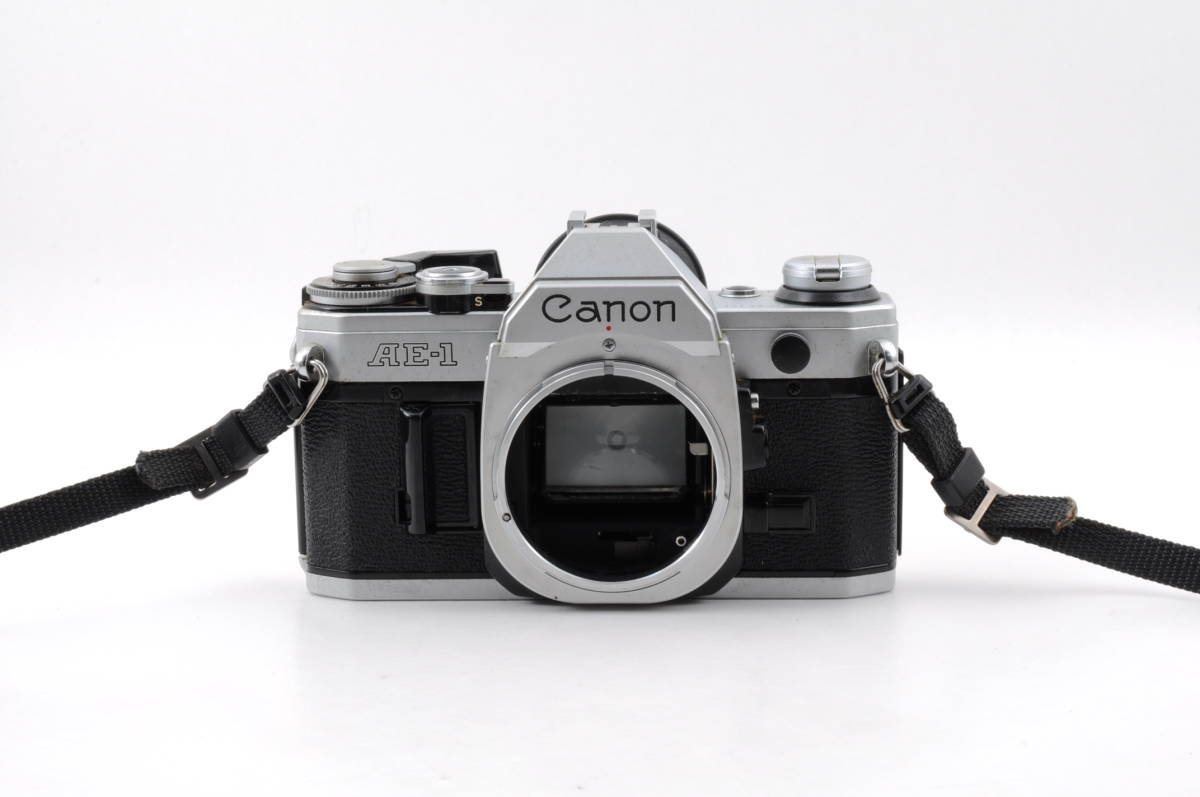 シャッター鳴き無し 動作品 キャノン Canon AE-1 ボディ MF 一眼レフ フィルムカメラ 管N2822