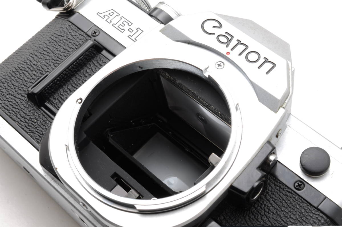 シャッター鳴き無し 動作品 キャノン Canon AE-1 ボディ MF 一眼レフ フィルムカメラ 管N2822