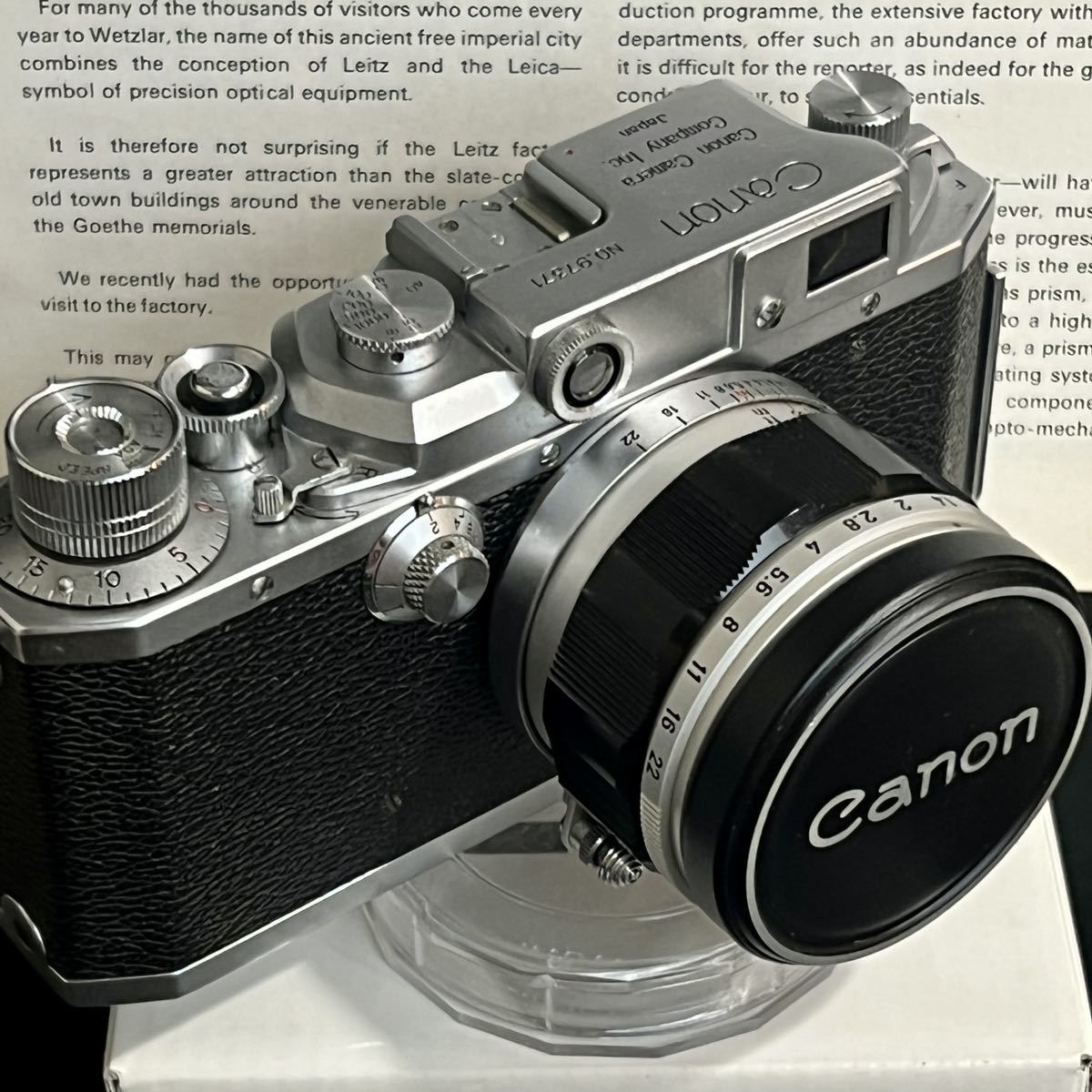 CANON LENS 50mm F1.4 キャノン レンズ Lマウント L39 日本製 JAPAN