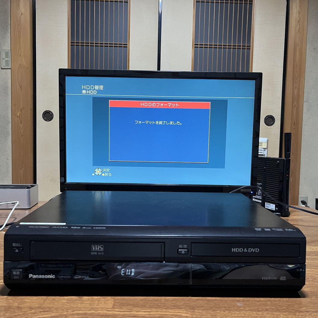 セール ★ VHS搭載 Panasonic DMR-XP25V リモコン/HDMI付 保証有り 格安1円からスタート！★